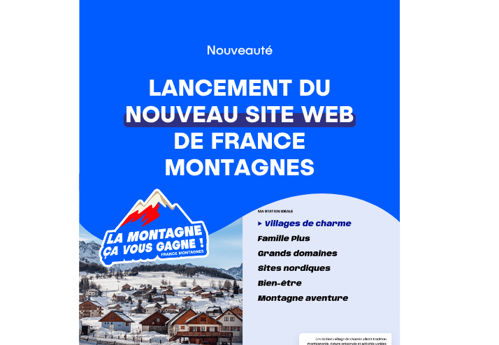Lancement du nouveau site de France Montagnes