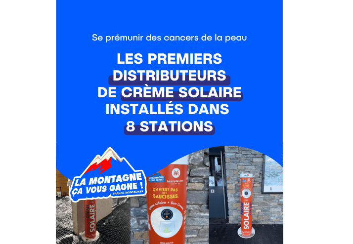 Se prémunir des cancers de la peau : premiers distributeurs de crème solaire en station
